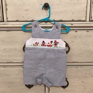 Good Lad Baby Boy July 4th Overalls